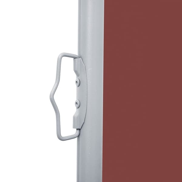 vidaXL Infällbar sidomarkis brun 100x1000 cm Brun