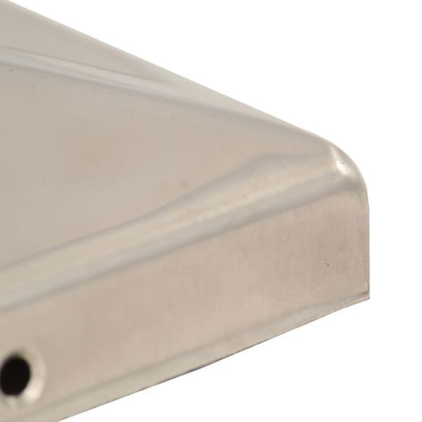 vidaXL Stolphattar pyramid 6 st rostfritt stål 101x101 mm Silver