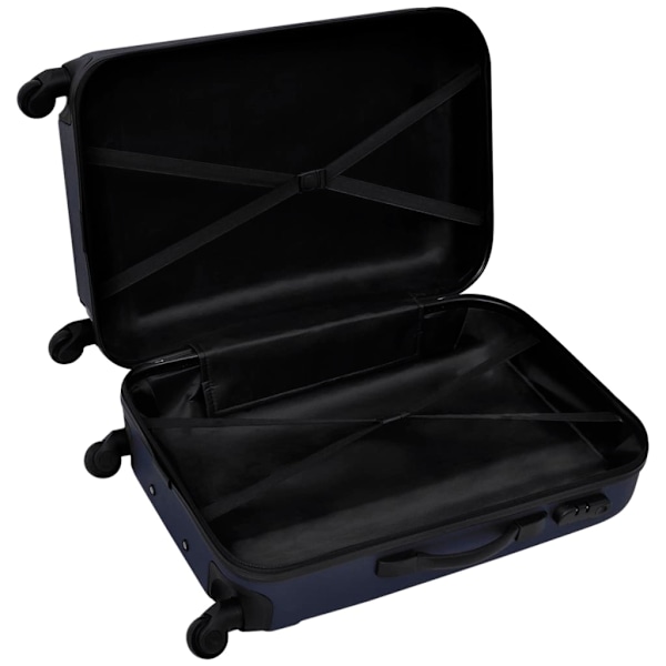vidaXL Resväskor hardcase tre st blå Blå