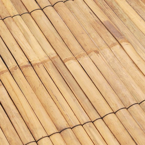 vidaXL Sängram bambu 140x200 cm Brun