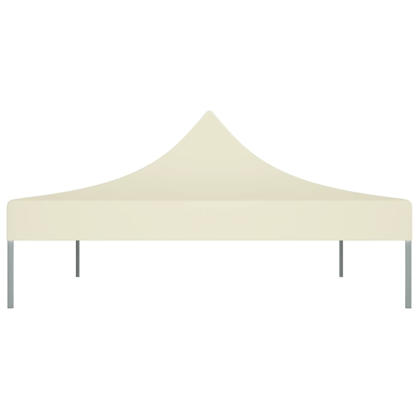 vidaXL Tak till partytält 4x3 m gräddvit 270 g/m² Creme
