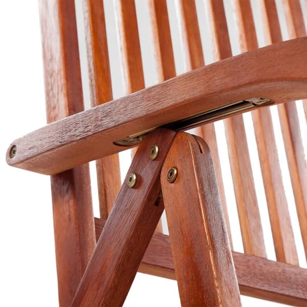 vidaXL Set utomhusmöbler i 7 delar trä Brun