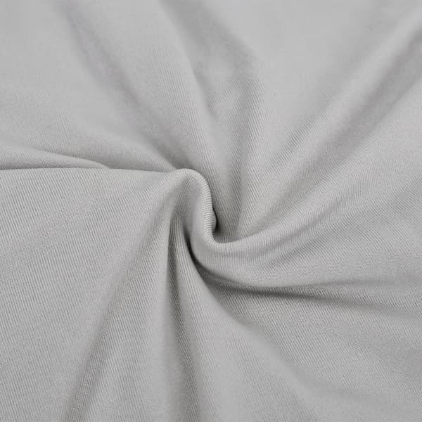 vidaXL Sofföverdrag 4-sits med stretch grå polyesterjersey grå