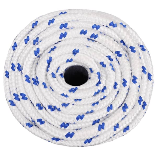vidaXL Båtlina vit 16 mm 25 m polypropylen