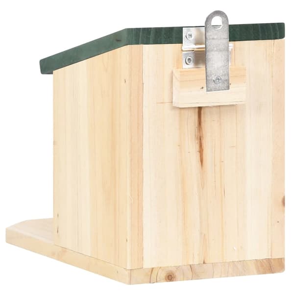 vidaXL Ekorrholk 4 st granträ Beige