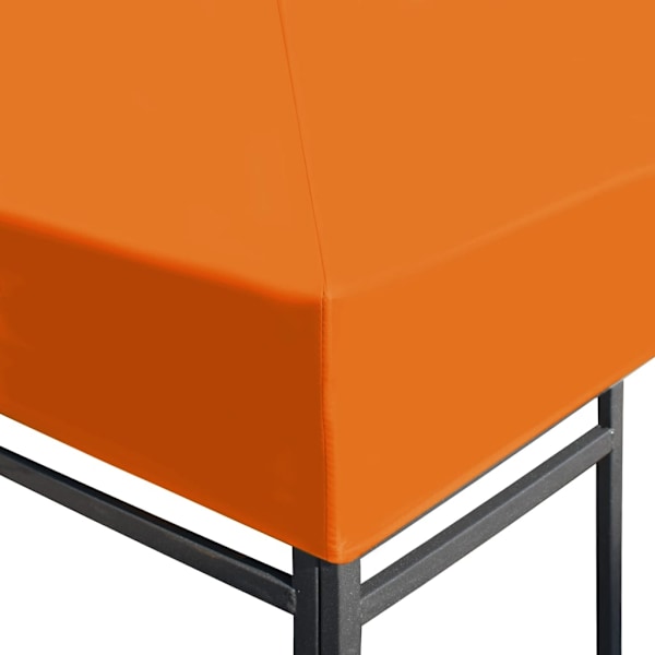 vidaXL Paviljongtak 310 g/m² 4x3 m orange Orange