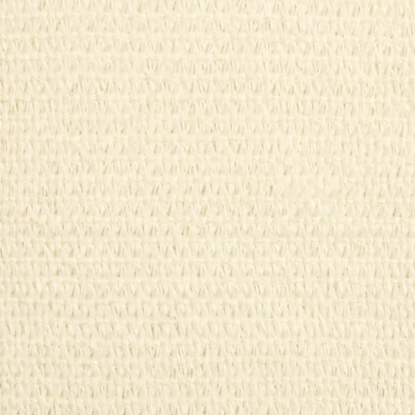 vidaXL Solsegel 160 g/m² gräddvit 2x3 m HDPE Creme