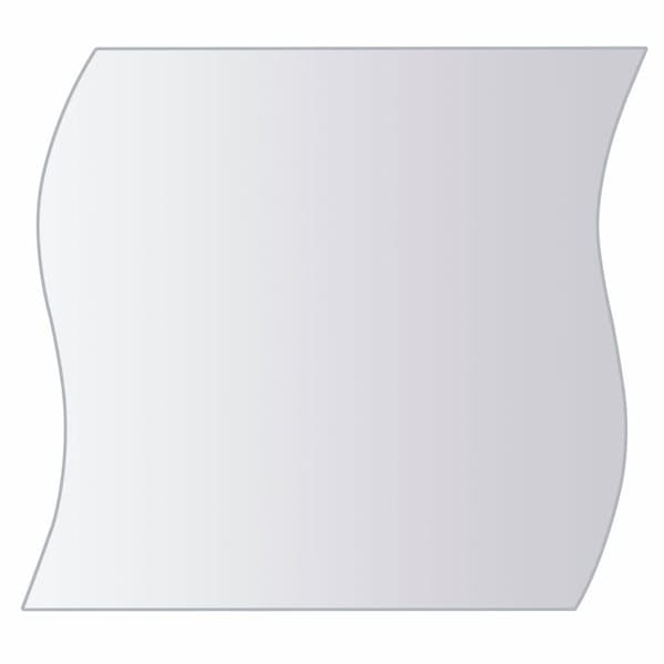 vidaXL Spegelplattor 8 st multiform spegelglas Silver