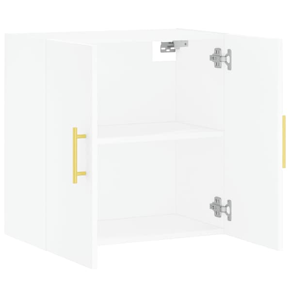 vidaXL Väggskåp vit 60x31x60 cm konstruerat trä Vit