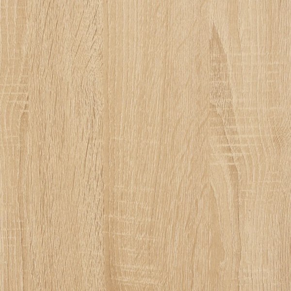 vidaXL Garderob sonoma-ek 90x52x200 cm konstruerat trä Brun