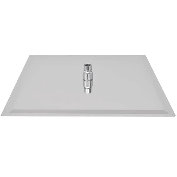 vidaXL Regnduschhuvud 2 st rostfritt stål 40x40 cm Silver