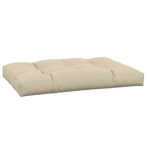 vidaXL Palldyna beige 120x80x12 cm tyg Beige