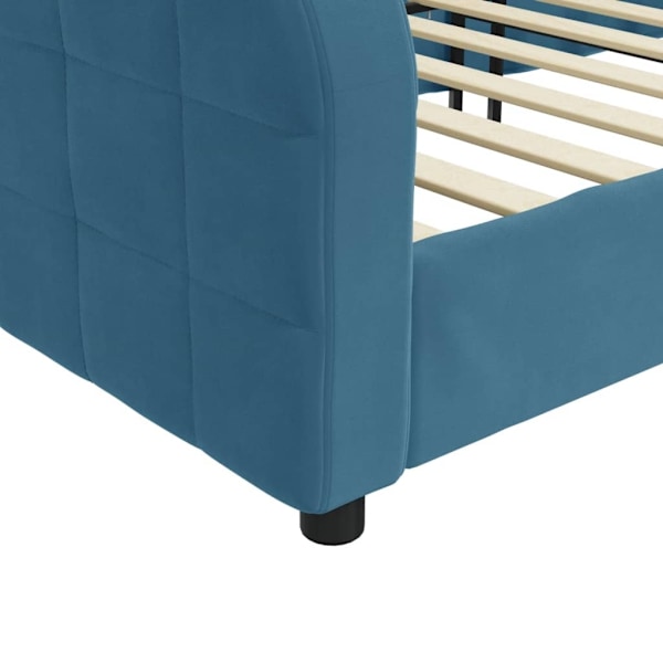 vidaXL Dagbädd blå 100x200 cm sammet Blå