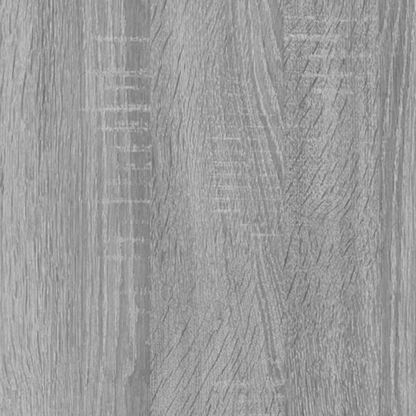 vidaXL Bokhylla 4 hyllor Grå Sonoma 80x24x142 cm konstruerat trä Grå