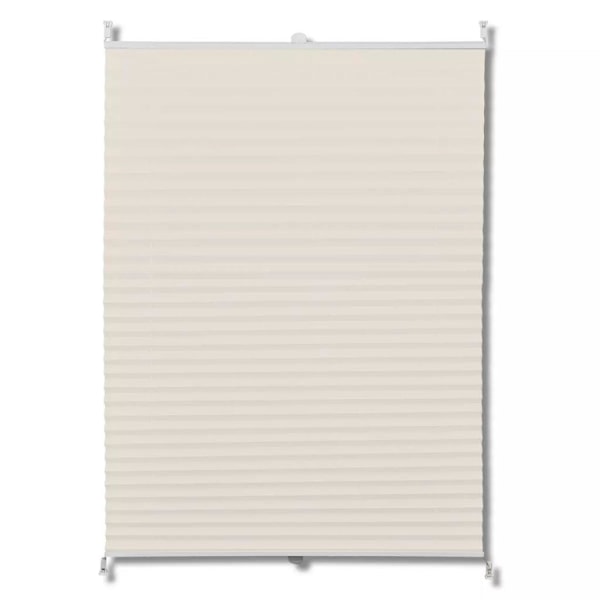 vidaXL Plisségardin 100x125 cm creme Creme