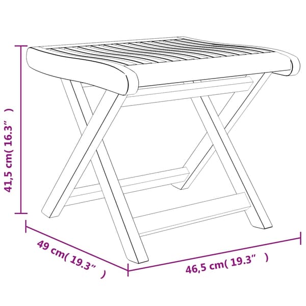 vidaXL Loungegrupp 3 delar massiv teak Brun