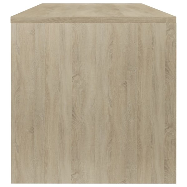 vidaXL Soffbord sonoma-ek 100x40x40 cm konstruerat trä Brun
