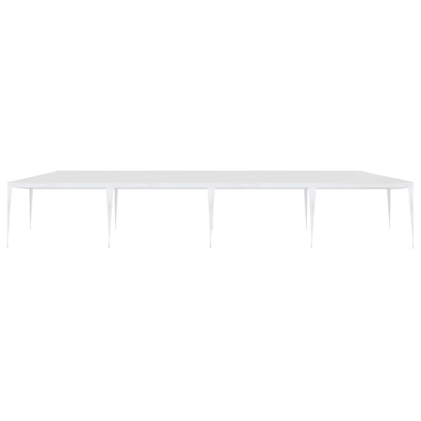 vidaXL Partytält PE 3x12 m vit Vit