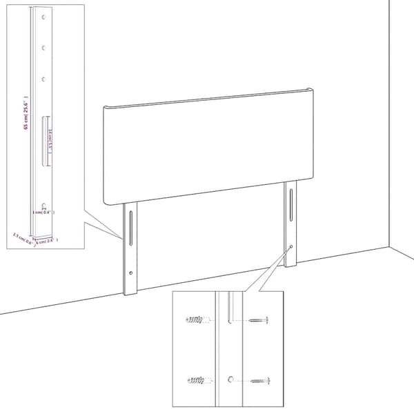vidaXL Sänggavel mörkgrön 90x5x78/88 cm sammet Grön