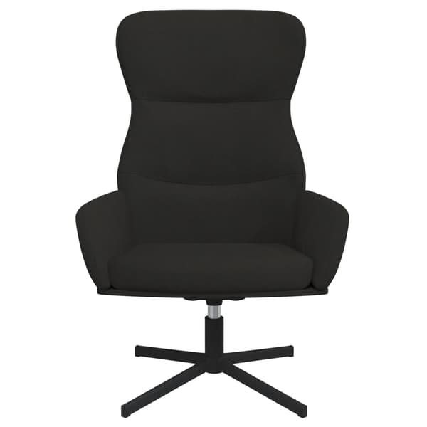 vidaXL Vilstol svart sammet art