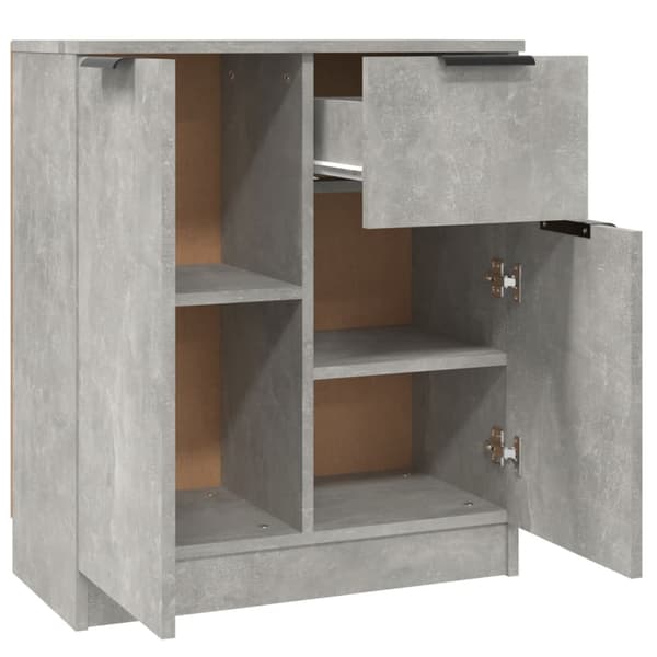 vidaXL Skänk betonggrå 60x30x70 cm konstruerat trä Grå