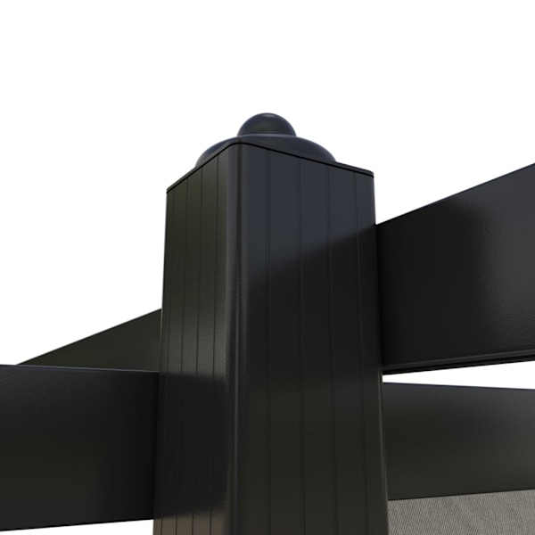 vidaXL Paviljong med infällbart tak 3x3 m gräddvit Kräm