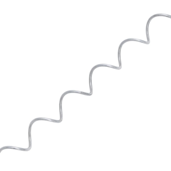 vidaXL Spiraler till gabion 24 st galvaniserat stål 100 cm Silver