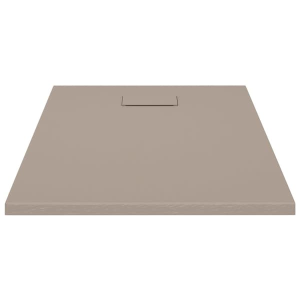 vidaXL Duschkar SMC brun 100x70 cm Brun