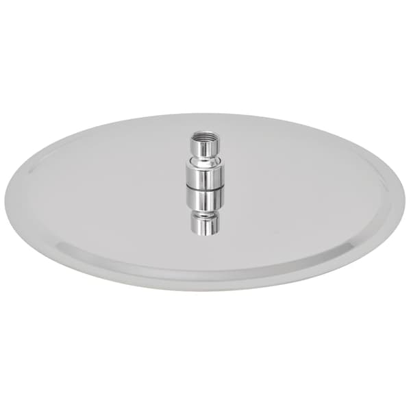 vidaXL Regnduschhuvud 2 st rostfritt stål Ø 30 cm Silver