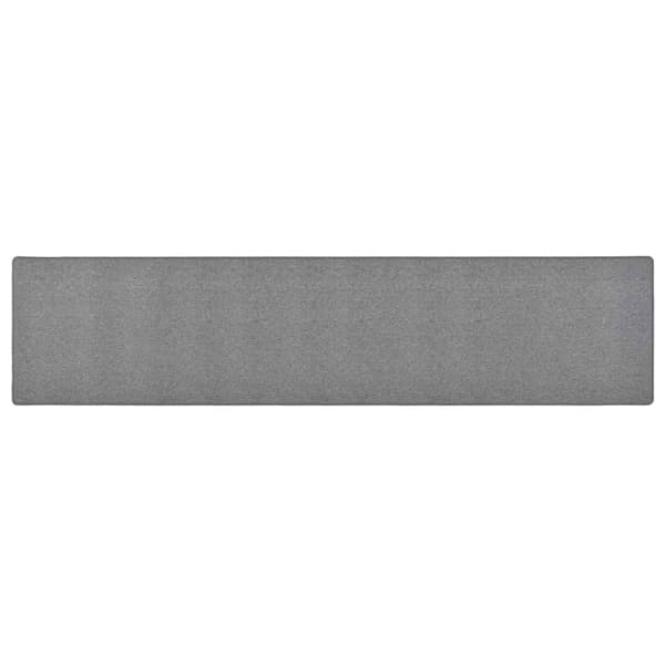 vidaXL Gångmatta mörkgrå 50x250 cm grå