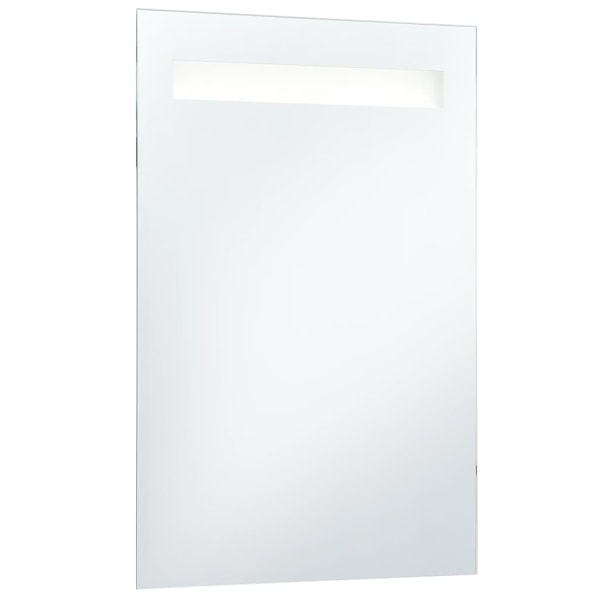 vidaXL Badrumsspegel LED 60x100 cm Silver