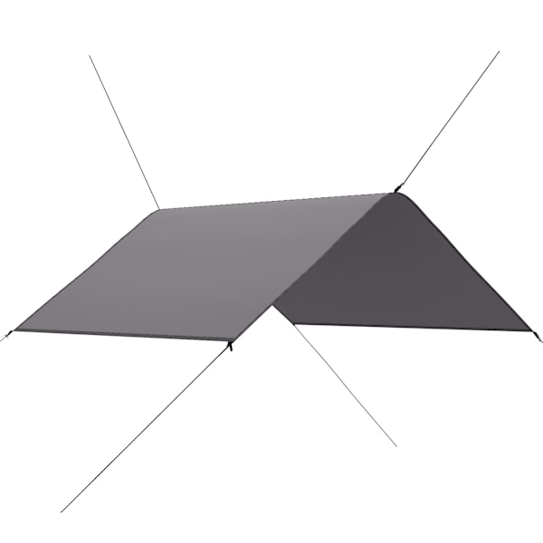 vidaXL Tarp 3x2,85 m grå grå