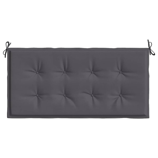 vidaXL Bänkdyna för trädgården 120x50x3 cm antracit Antracit