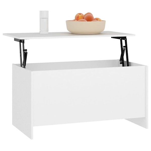 vidaXL Soffbord vit 102x55,5x52,5 cm konstruerat trä Vit