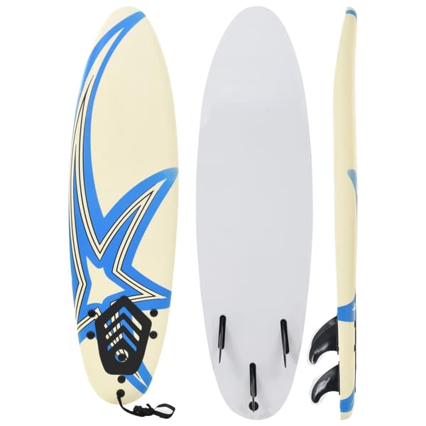 vidaXL Surfbräda 170 cm stjärna multifärg