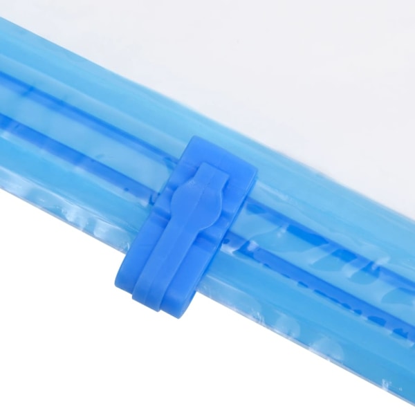 vidaXL Vakuumpåsar till kläder 2 storlekar 10 st Transparent