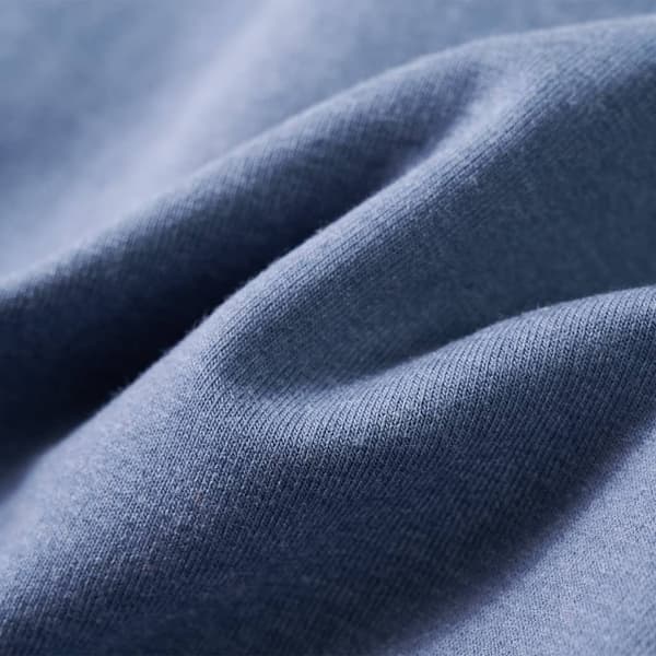vidaXL Barnhoodie blå melange 128 Blå