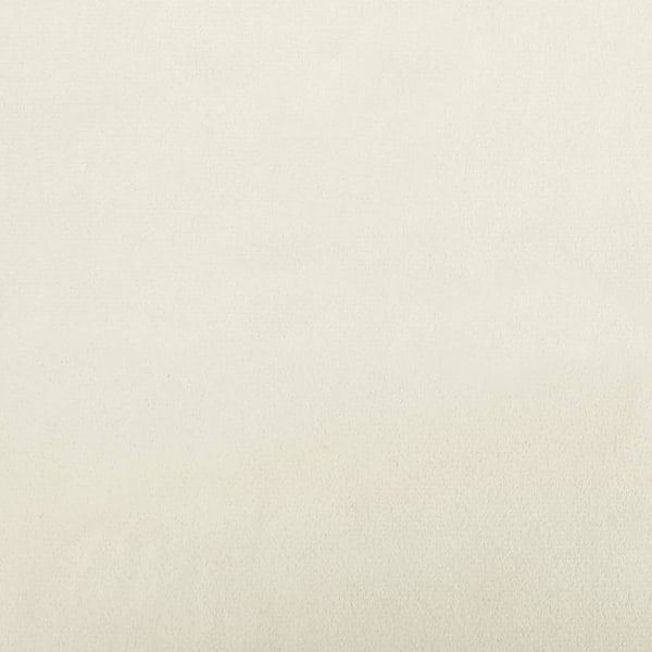 vidaXL Fåtölj gräddvit 63x76x80 cm sammet Kräm