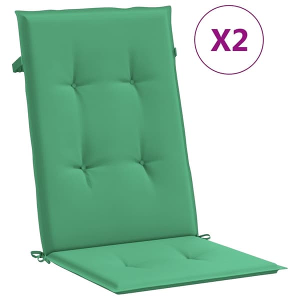 vidaXL Fällbara fåtöljer med dynor, 2 st, massivt trä, teak Brun