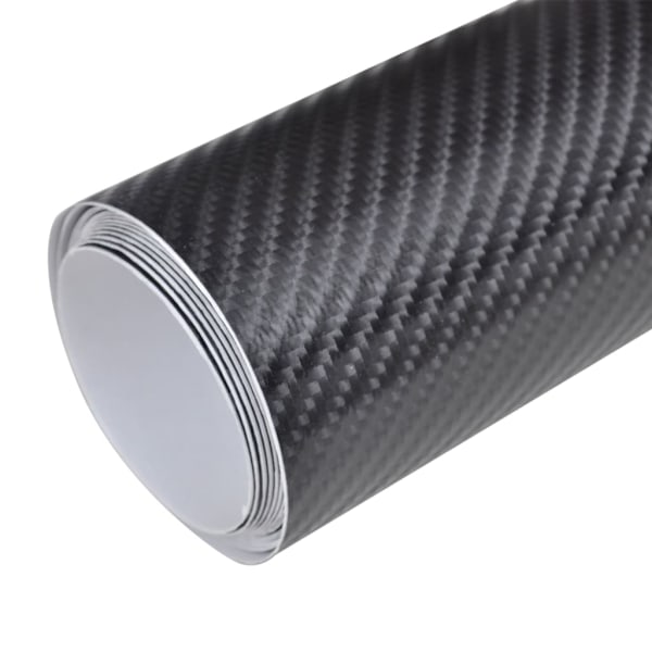 vidaXL Bilfoliering 2 st 4D svart 100x150 cm Svart