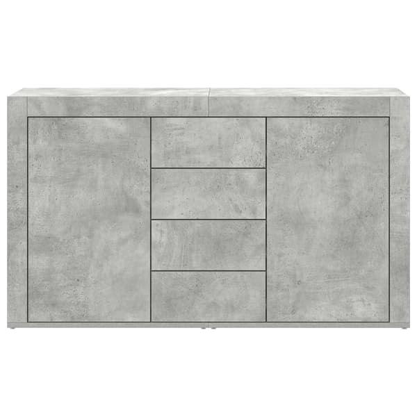 vidaXL Sideboard Betonggrå 120 x 36 x 69 cm Konstruerat trä Grå
