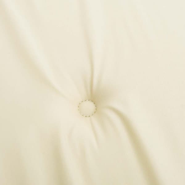 vidaXL Stolsdynor 4 st gräddvit 40x40x3 cm oxfordtyg Creme