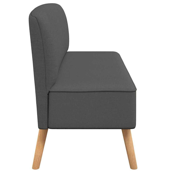 vidaXL Soffa 117x55,5x77 cm tyg mörkgrå grå
