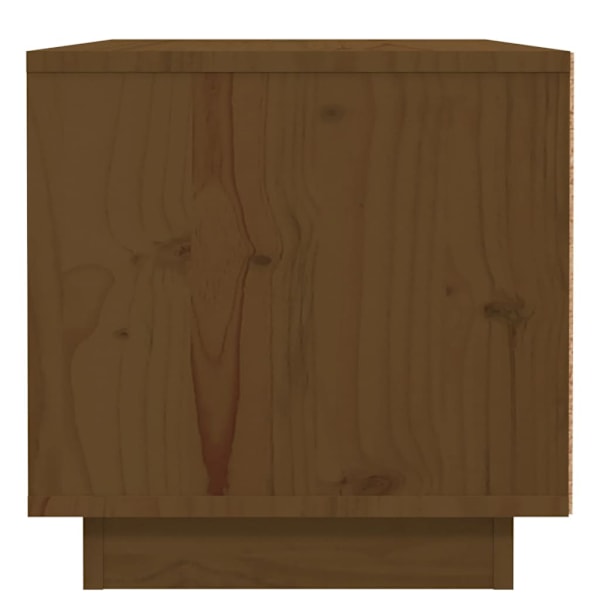 vidaXL Sängbord 2 st honungsbrun 40x34x35 cm massiv furu honungsbrun