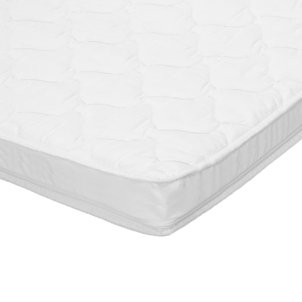 vidaXL Bäddmadrass 100x200 cm kallskum äggprofil 6 cm Vit