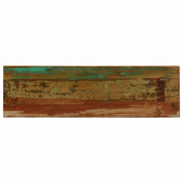 vidaXL Konsolbord 120x35x76 cm massivt återvunnet trä och stål Brun