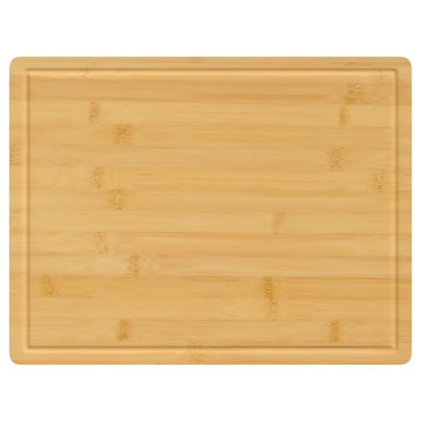 vidaXL Skärbräda 40x30x1,5 cm bambu Brun