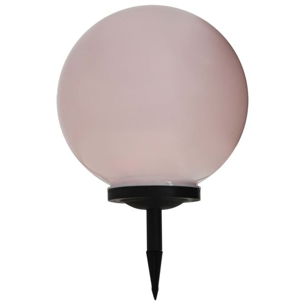 vidaXL Sollampa LED sfärisk 40 cm RGB Vit