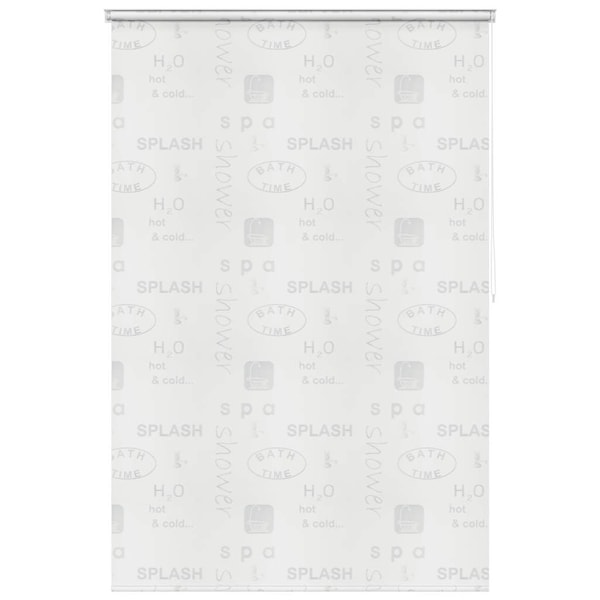 vidaXL Rullgardin för dusch 160x240 cm stänk grå