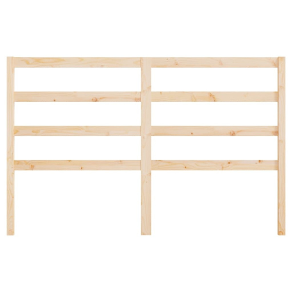 vidaXL Sänggavel 166x4x100 cm massiv furu Brun